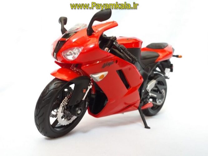 ماکت فلزی موتورسیکلت کاوازاکی (KAWASAKI NINJA ZX-6R BY MAISTO)(1/12)