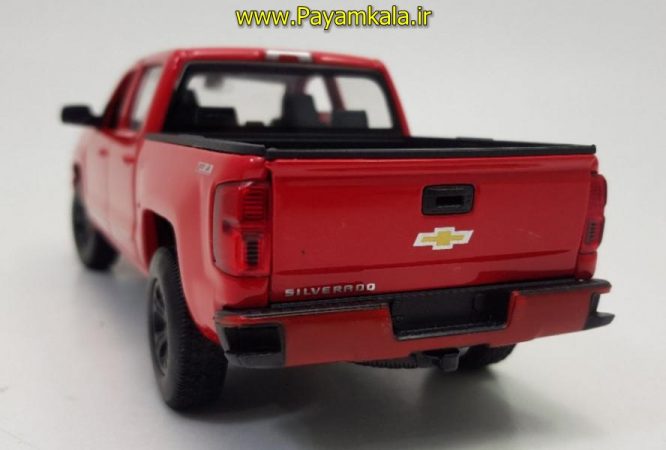 ماکت وانت شورلت سیلورادو 1:24 (2017CHEVROLET SILVERADO BY WELLY)