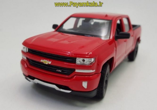 ماکت وانت شورلت سیلورادو 1:24 (2017CHEVROLET SILVERADO BY WELLY)