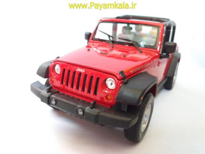 ماکت جیپ رانگلر قرمز (2007JEEP WRANGLER BY WELLY)