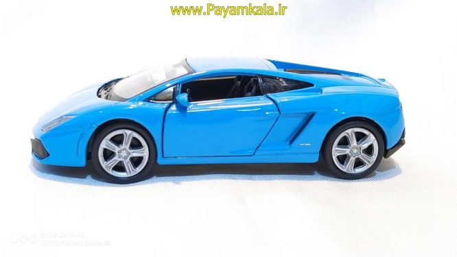 ماشین فلزی لامبورگینی (LAMBORGHINI GALLARDO LP560-4 BY WELLY) آبی