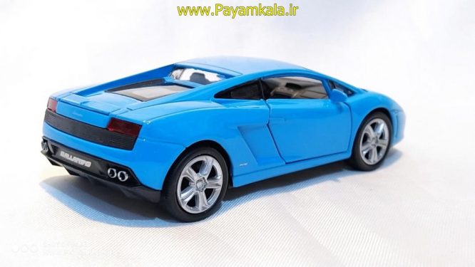 ماشین فلزی لامبورگینی (LAMBORGHINI GALLARDO LP560-4 BY WELLY) آبی