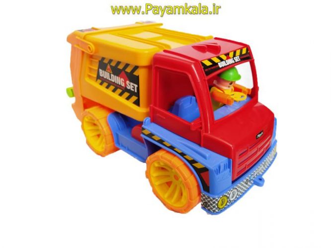 اسباب بازی کامیون حمل زباله نشکن درج (DORJ TOY)