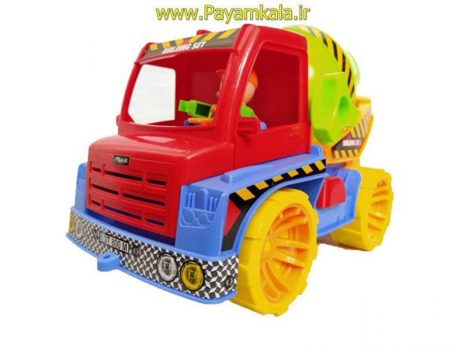 اسباب بازی کامیون میکسر قدرتی نشکن درج (DORJ TOY)