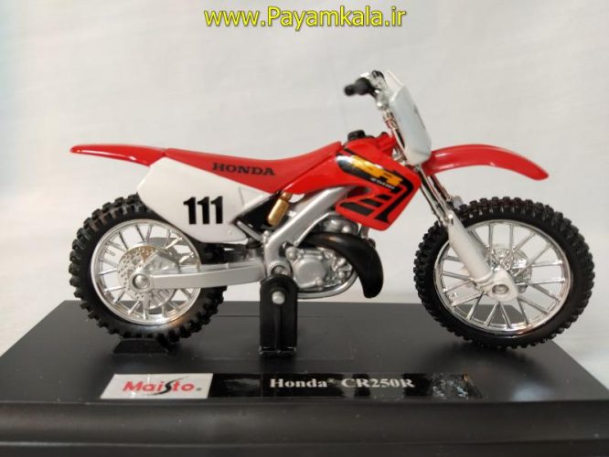 ماکت فلزی موتورسیکلت هوندا (HONDA CR250R BY MAISTO)(1/18)