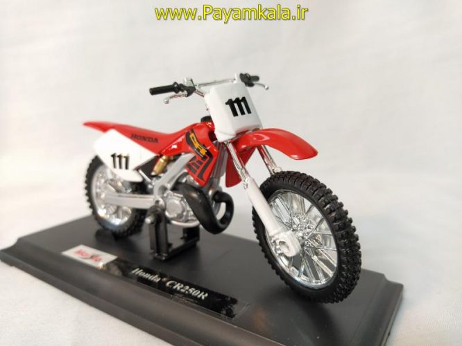 ماکت فلزی موتورسیکلت هوندا (HONDA CR250R BY MAISTO)(1/18)