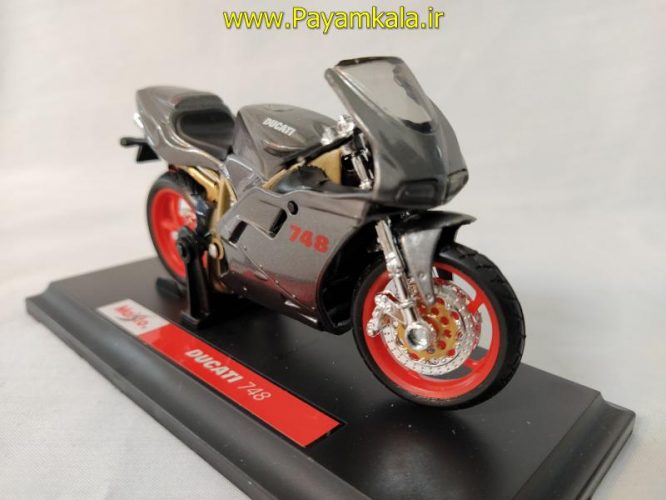 ماکت فلزی موتورسیکلت دوکاتی (DUCATI 748 BY MAISTO)(1/18)