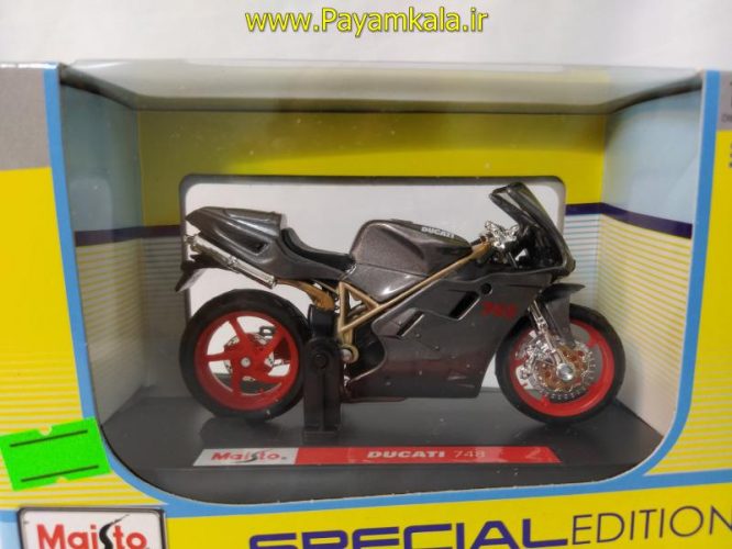 ماکت فلزی موتورسیکلت دوکاتی (DUCATI 748 BY MAISTO)(1/18)