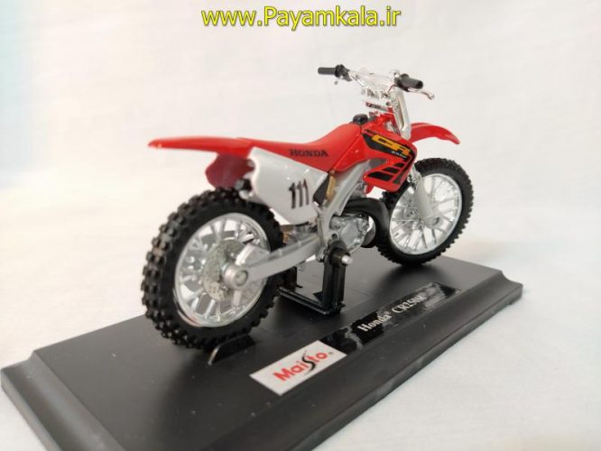 ماکت فلزی موتورسیکلت هوندا (HONDA CR250R BY MAISTO)(1/18)