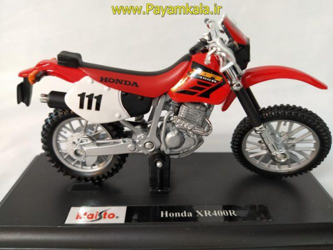 ماکت فلزی موتورسیکلت هوندا (HONDA XR400R BY MAISTO)(1/18)