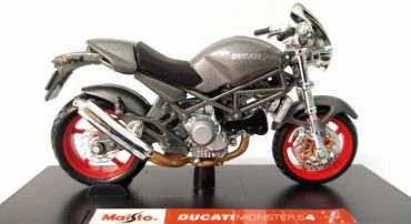 ماکت فلزی موتورسیکلت دوکاتی (DUCATI MONSTER S4 BY MAISTO)(1/18)