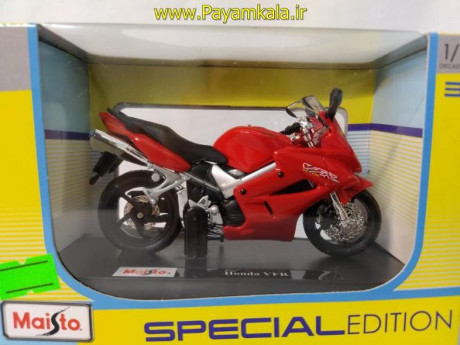 ماکت فلزی موتورسیکلت هوندا (HONDA VFR BY MAISTO)(1/18)