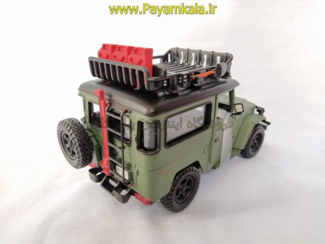 (آفرود) ماکت قدیمی تویوتا اف جی کروزر 1:24 (TOYOTA FJ40 BY MOTORMAX) سری پلاتینوم سبز