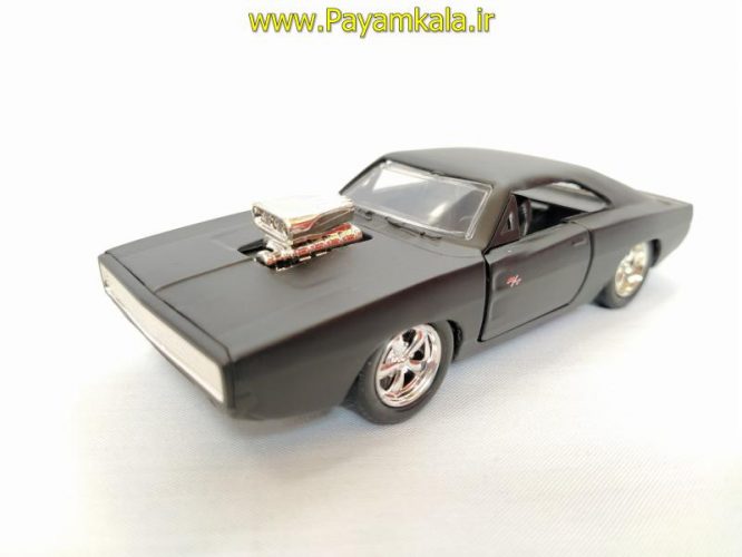 (جعبه دار) ماکت دوج(DODGE CHARGER 1970 BY JADA) مشکی مات