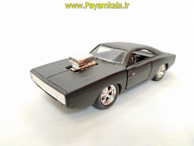 (جعبه دار) ماکت دوج(DODGE CHARGER 1970 BY JADA) مشکی مات