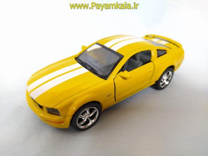 ماشین اسباب بازی فورد(FORD MUSTANG GT2006 BY KINSMART) زرد