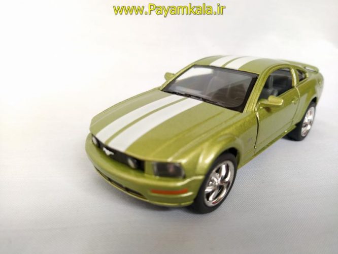 ماشین اسباب بازی فورد(FORD MUSTANG GT2006 BY KINSMART) سبز