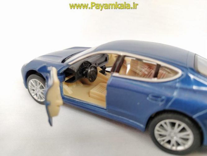 ماشین اسباب بازی پورشه(PORSCHE PANAMERA S BY KINSMART) آبی