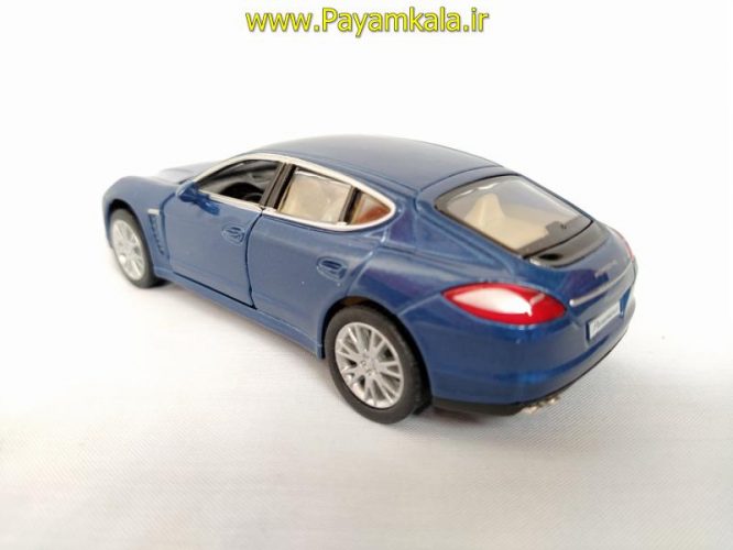 ماشین اسباب بازی پورشه(PORSCHE PANAMERA S BY KINSMART) آبی