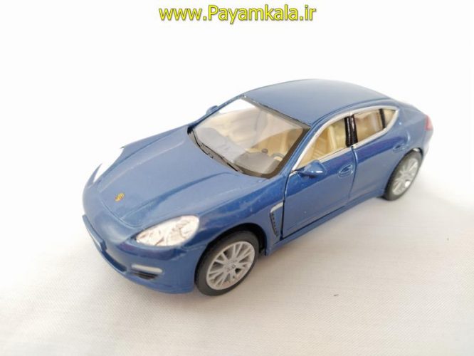 ماشین اسباب بازی پورشه(PORSCHE PANAMERA S BY KINSMART) آبی