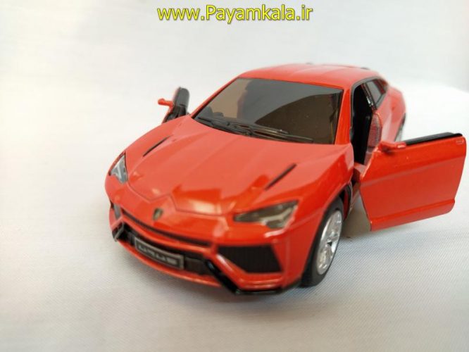 ماشین اسباب بازی لامبورگینی اوروس(LAMBORGHINI URUS BY KINSMART) نارنجی