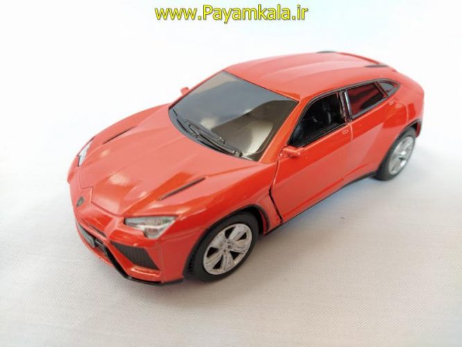 ماشین اسباب بازی لامبورگینی اوروس(LAMBORGHINI URUS BY KINSMART) نارنجی