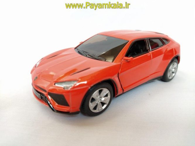 ماشین اسباب بازی لامبورگینی اوروس(LAMBORGHINI URUS BY KINSMART) نارنجی