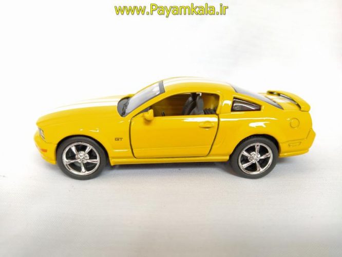 ماشین اسباب بازی فورد(FORD MUSTANG GT2006 BY KINSMART) زرد