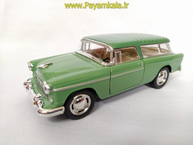 ماشین اسباب بازی شوی(CHEVY 1955 NOMAD BY KINSMART) سبز