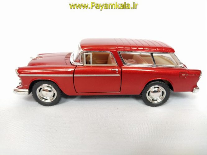 ماشین اسباب بازی شوی(CHEVY 1955 NOMAD BY KINSMART) زرشکی