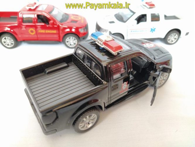 ماشین اسباب بازی وانت فورد پلیس(CD TOYS) مشکی