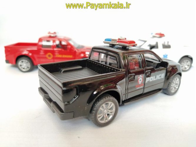 ماشین اسباب بازی وانت فورد پلیس(CD TOYS) مشکی