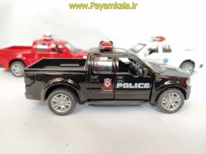 ماشین اسباب بازی وانت فورد پلیس(CD TOYS) مشکی