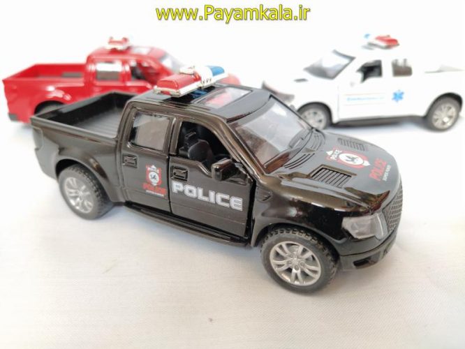 ماشین اسباب بازی وانت فورد پلیس(CD TOYS) مشکی