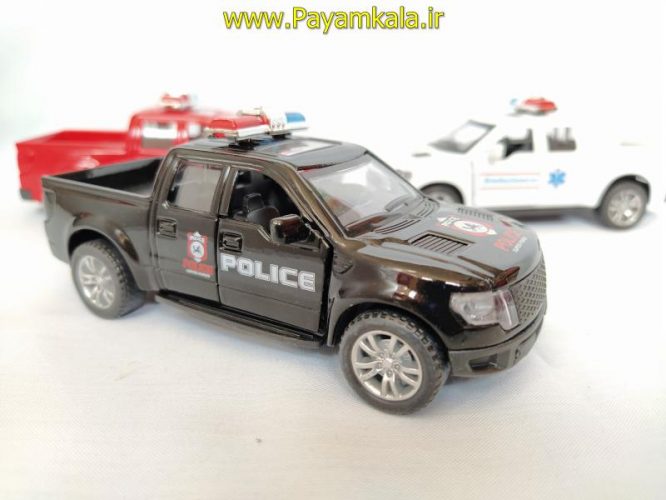 ماشین اسباب بازی وانت فورد پلیس(CD TOYS) مشکی