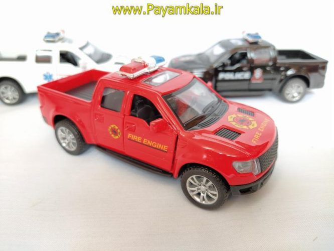 ماشین اسباب بازی وانت فورد آتشنشانی(CD TOYS) قرمز