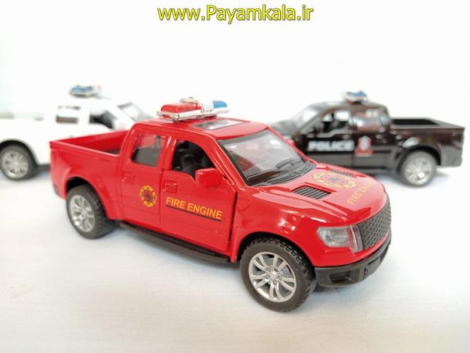 ماشین اسباب بازی وانت فورد آتشنشانی(CD TOYS) قرمز