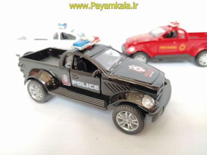 ماشین اسباب بازی وانت دوج پلیس(CD TOYS) مشکی