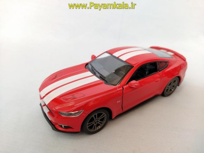 ماشین فلزی فورد موستانگ قرمز( FORD MUSTANG GT2015 BY KINSMART)