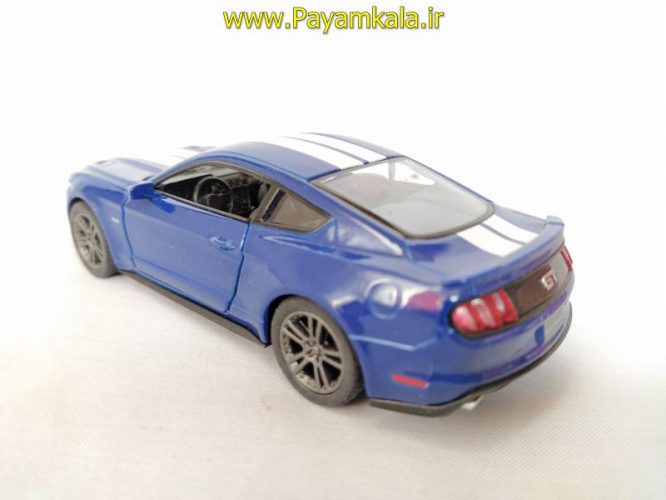 ماشین فلزی فورد موستانگ آبی ( FORD MUSTANG GT2015 BY KINSMART)