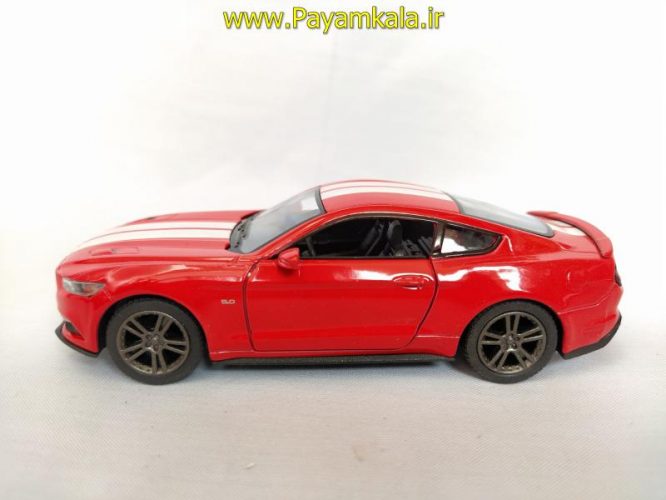 ماشین فلزی فورد موستانگ قرمز( FORD MUSTANG GT2015 BY KINSMART)