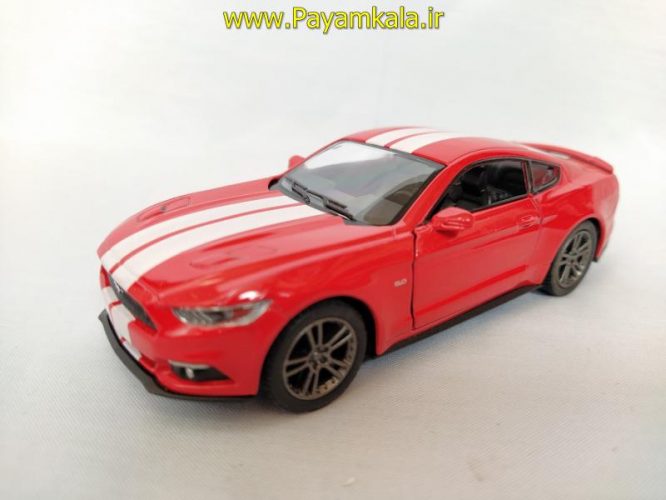 ماشین فلزی فورد موستانگ قرمز( FORD MUSTANG GT2015 BY KINSMART)