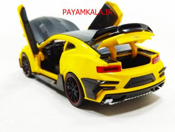 ماکت ماشین فلزی کامارو (HENGTENGTOYS) زرد