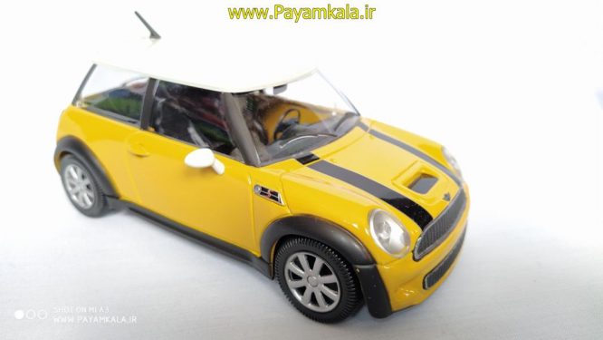 ماکت 1:24مینی کوپر(MINI COOPER S BY BURAGO) زرد