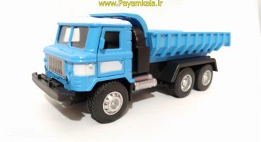 اسباب بازی کامیون کمپرسی روسی (GAZ) آبی