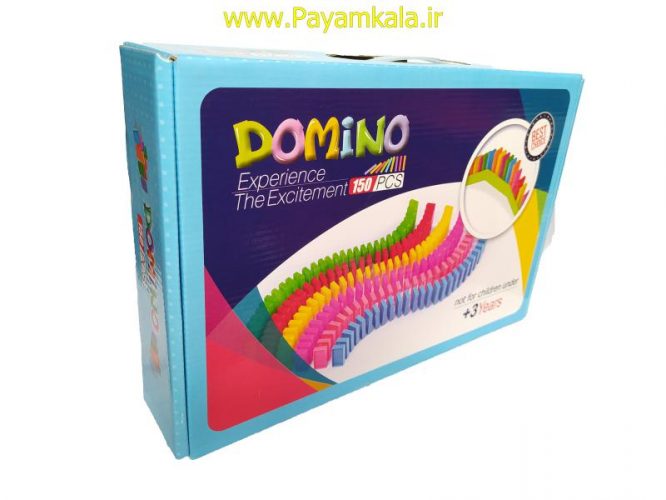 اسباب بازی دومینو 150تکه رنگی (DOMINO) پرشین