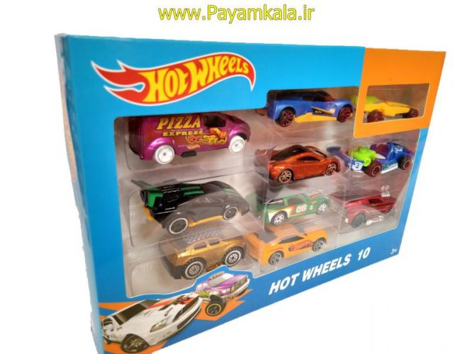 ماشین اسباب بازی ست 10 عددی هات ویلز (HOT WHEELS)