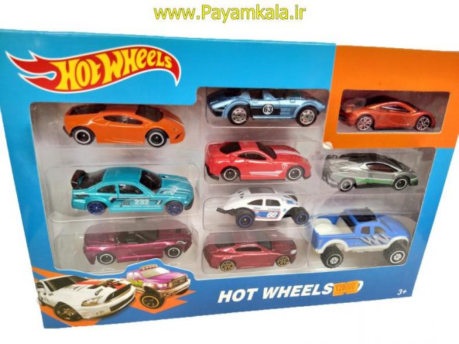 ماشین اسباب بازی ست 10 عددی هات ویلز (HOT WHEELS)