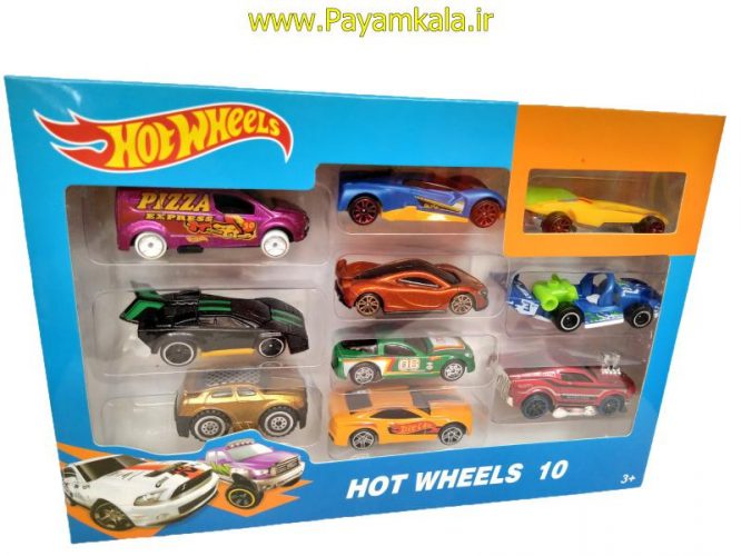 ماشین اسباب بازی ست 10 عددی هات ویلز (HOT WHEELS)