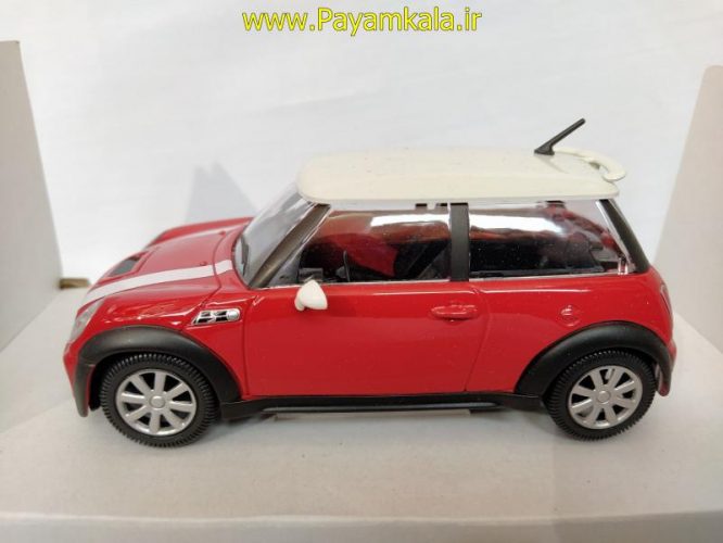 ماکت 1:24مینی کوپر(MINI COOPER S BY BURAGO) قرمز